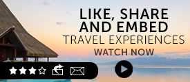 Briefing: like, share and embed travel experiences